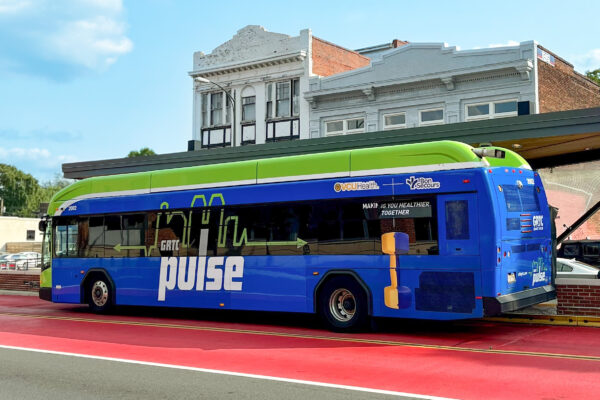 the Pulse stopping to allow customers to board