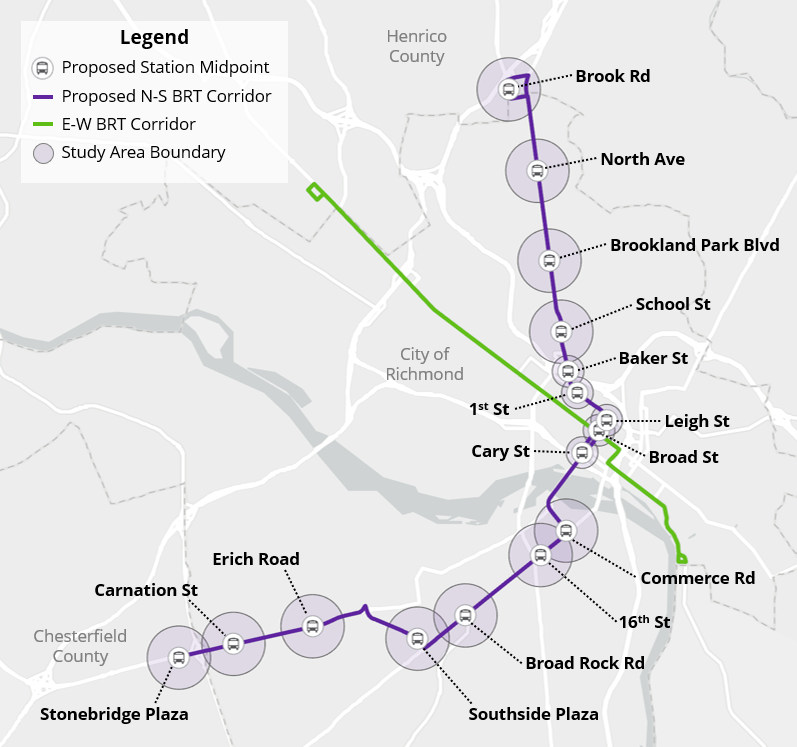 North-South Pulse Bus Route