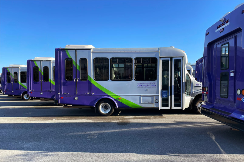 GRTC paratransit vehicle fleet