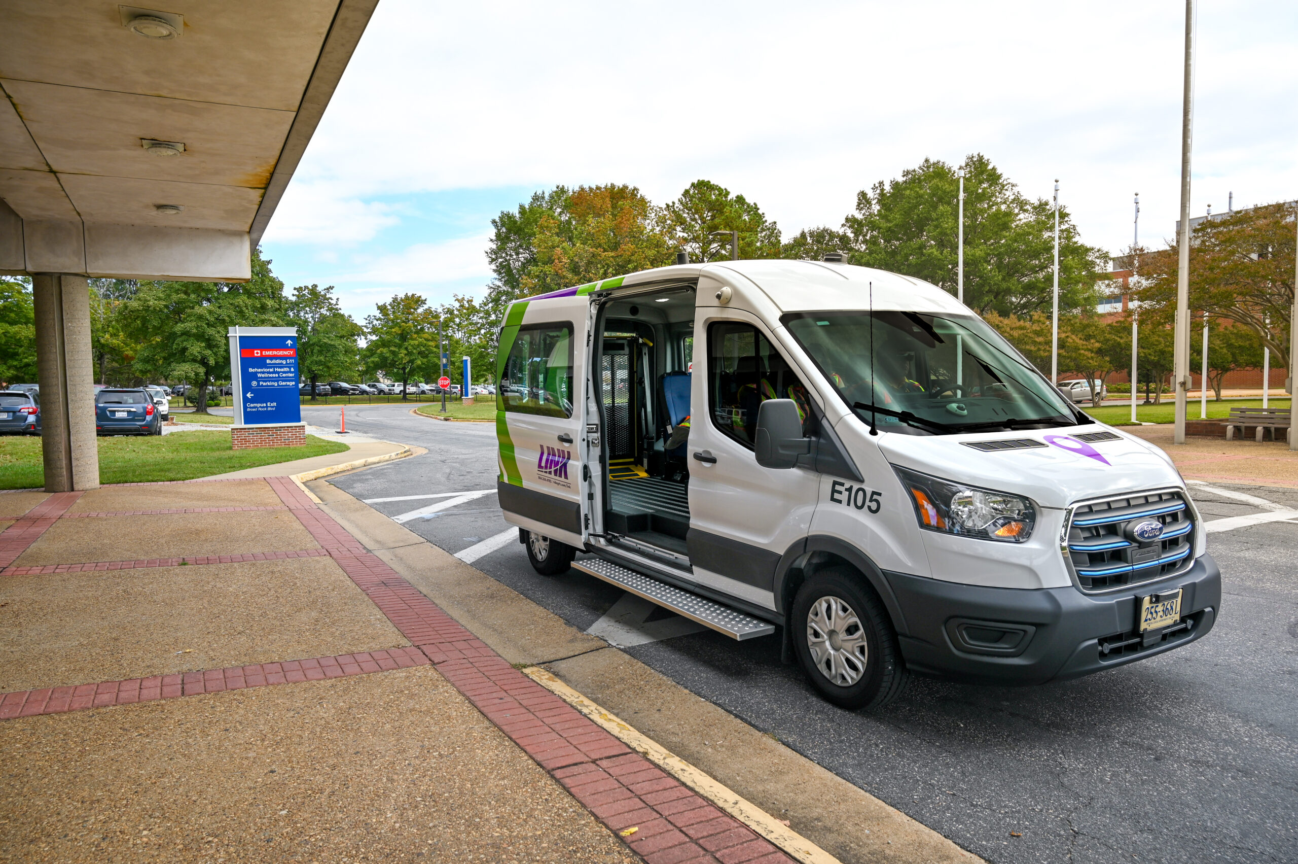 Broad Rock LINK transit at Richmond VA Medical Center