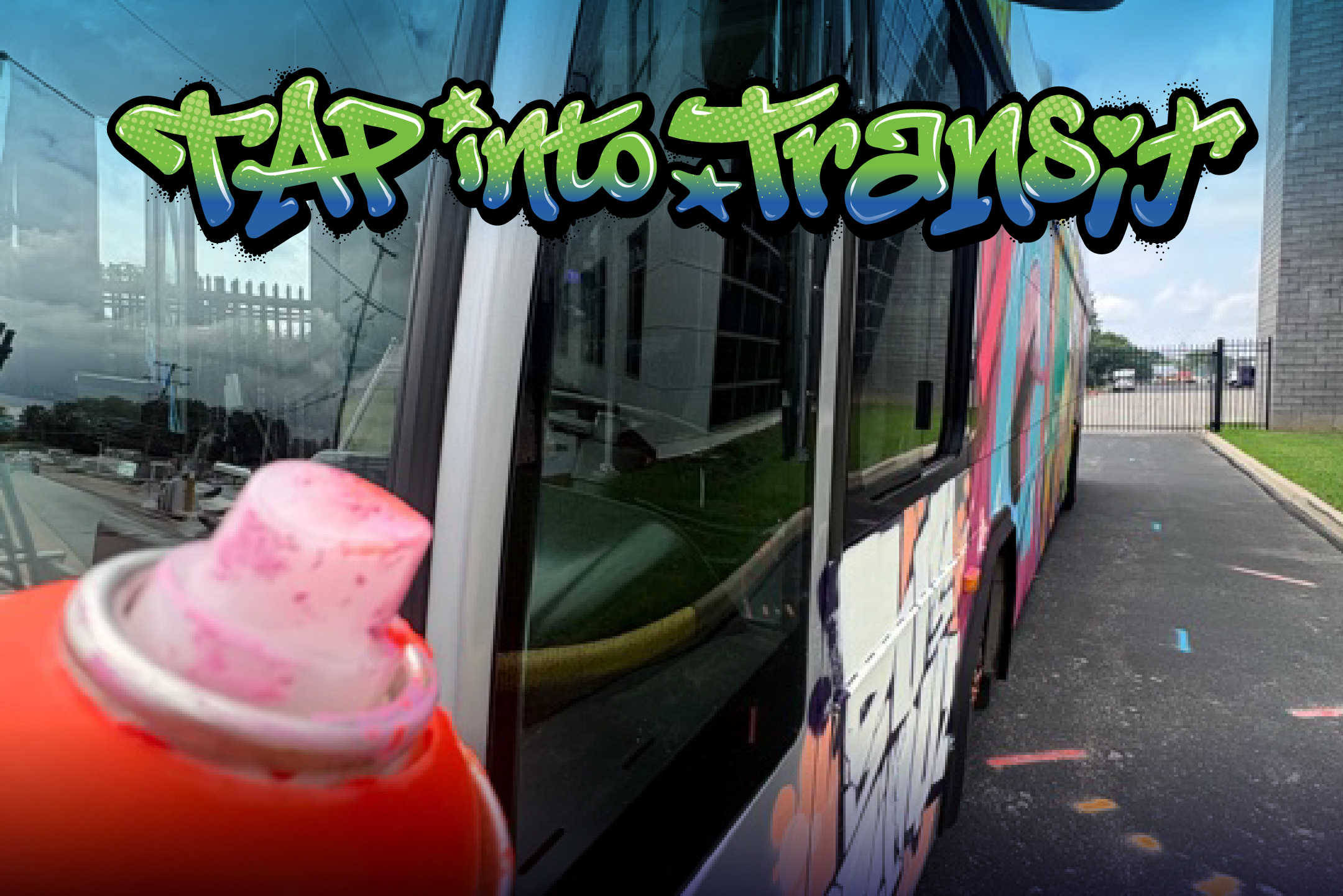 Art Bus in progress for TAP Into Transit