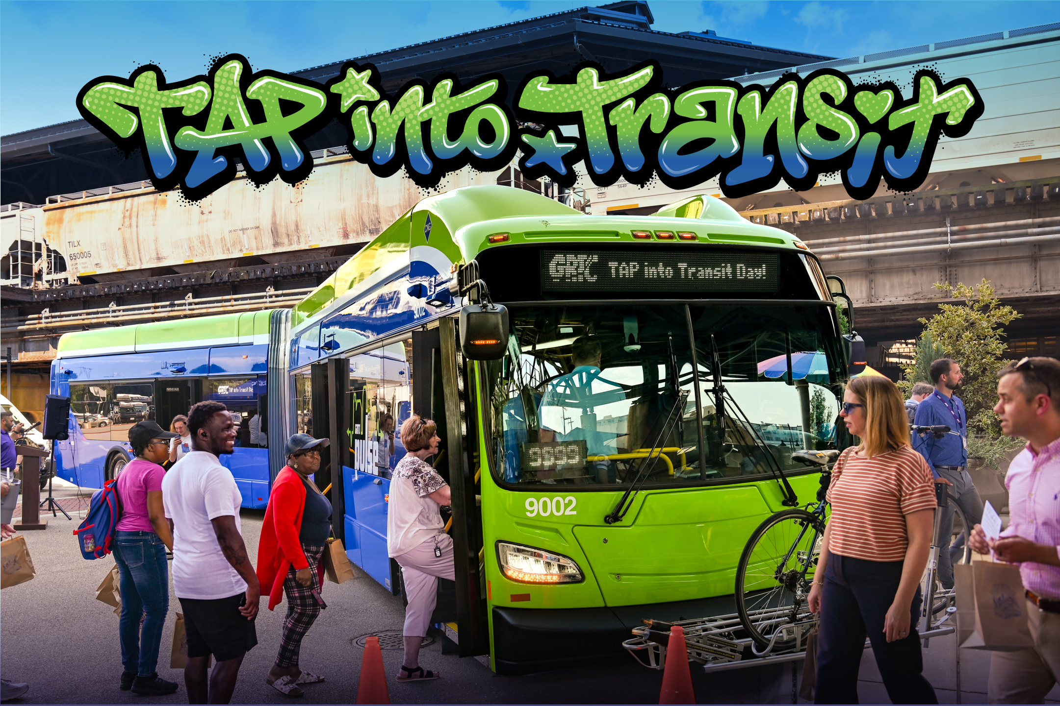 TAP Into Transit Meet the bus event