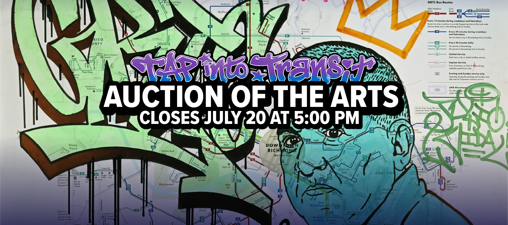 TAP Into Transit Auction of the Arts