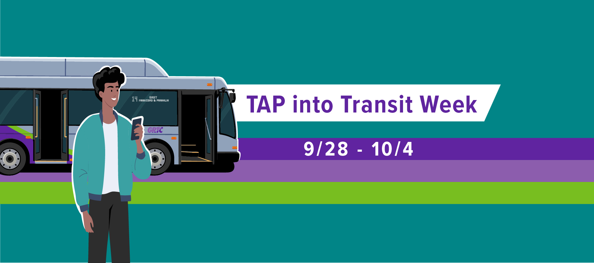 TAP Into Transit Week Sept 28 through Oct 4